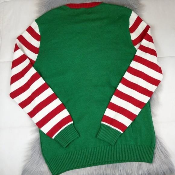 SOLD* NWT Ugly Christmas Sweater Pug Life Pullover - Picture 3 of 6